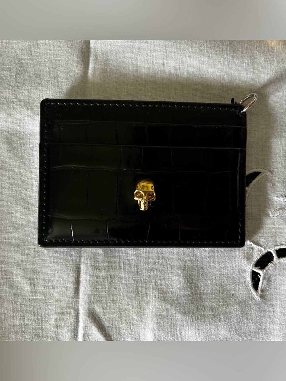 Alexander McQueen Leather Card Holder